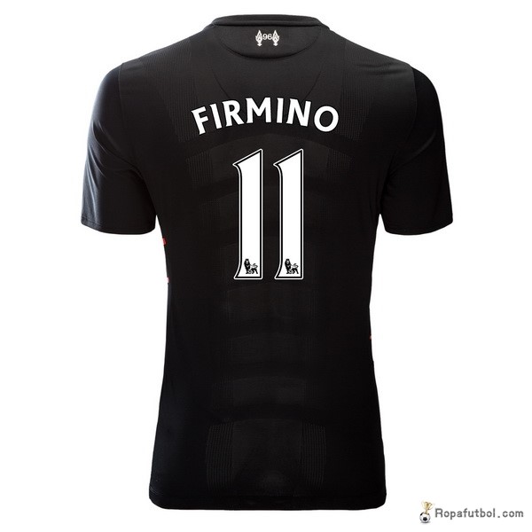 Camiseta Liverpool Replica Segunda Ropa Firmino 2016/17 Negro